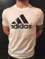Tricou Adidas Alb/Albastru